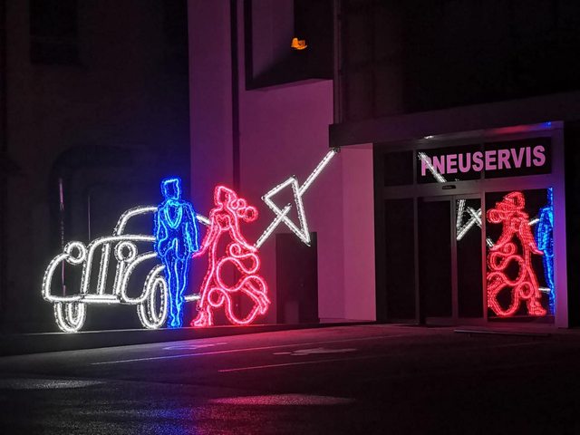 Neonová reklama – ukázka realizace 9